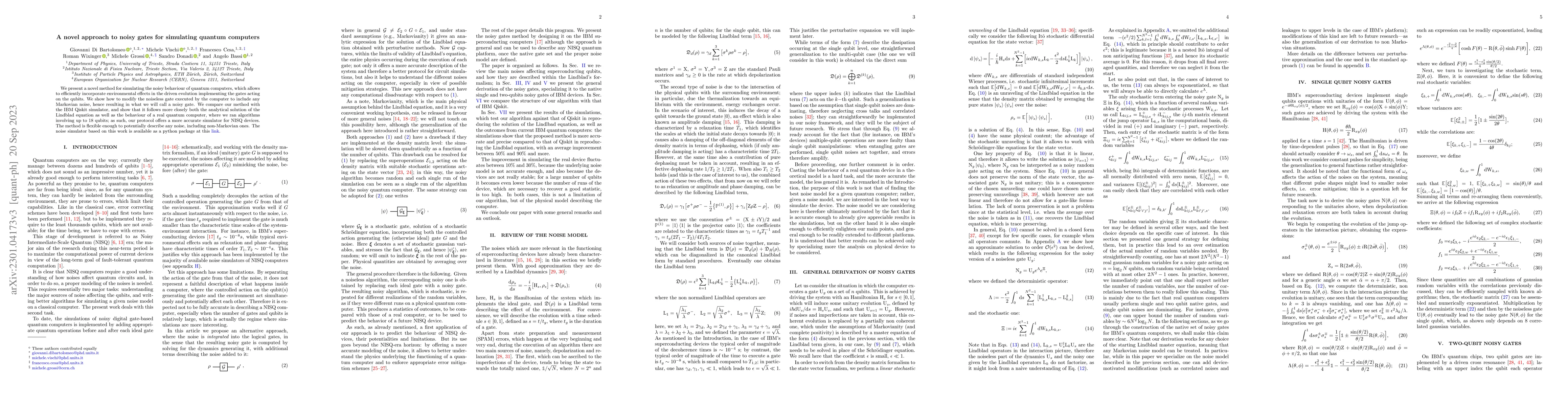 Thumbnail for A novel approach to noisy gates for simulating quantum computers