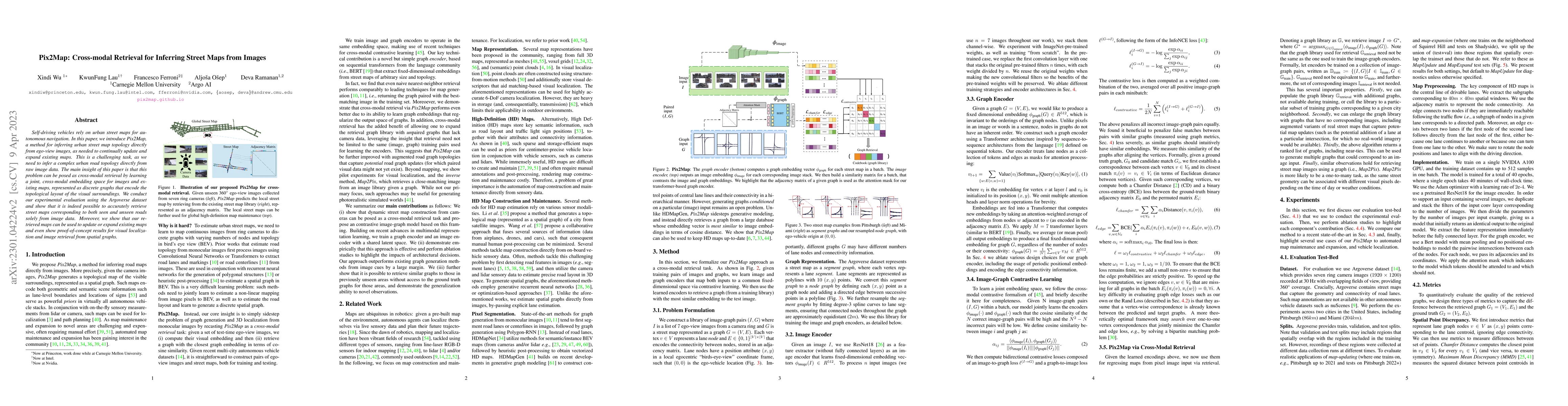 Thumbnail for Pix2Map: Cross-modal Retrieval for Inferring Street Maps from Images
