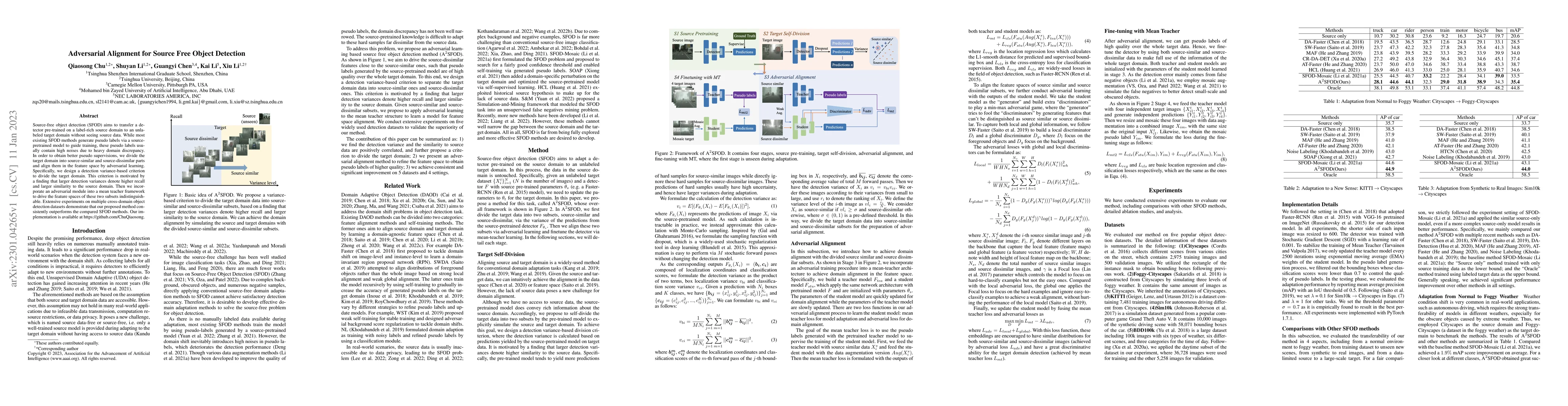 Thumbnail for Adversarial Alignment for Source Free Object Detection