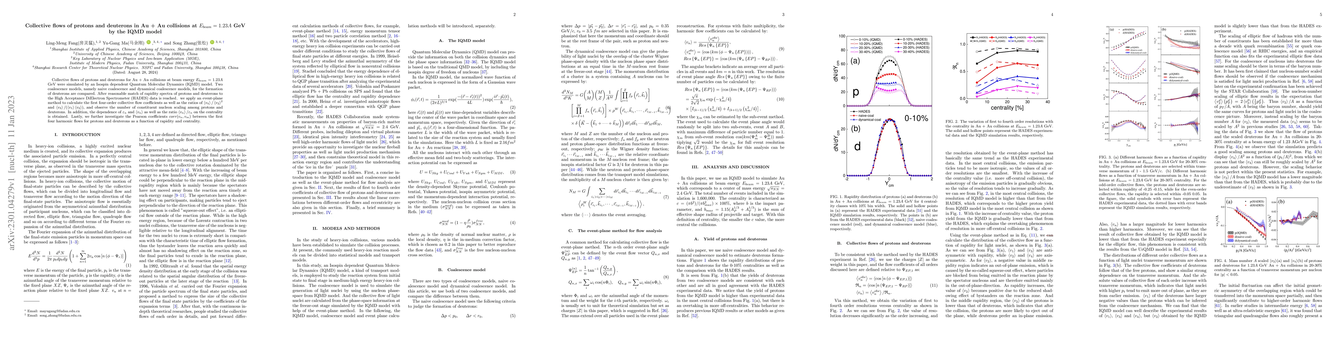 Thumbnail for Collective flows of protons and deuterons in Au + Au collisions at
  $E_{beam}$ = 1.23$A$ GeV by the IQMD model