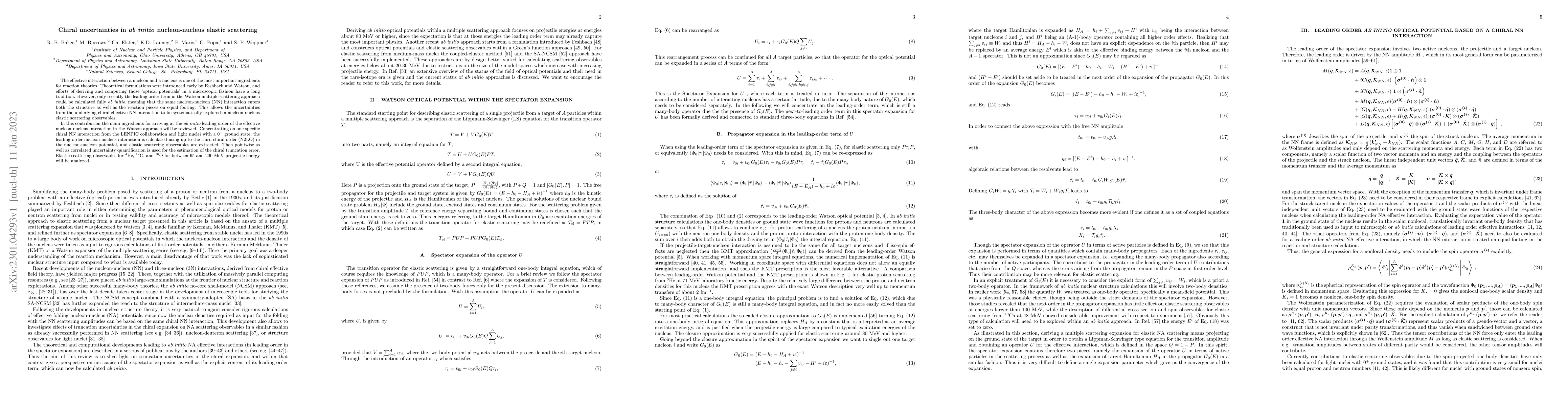 Thumbnail for Chiral uncertainties in ab initio nucleon-nucleus elastic scattering