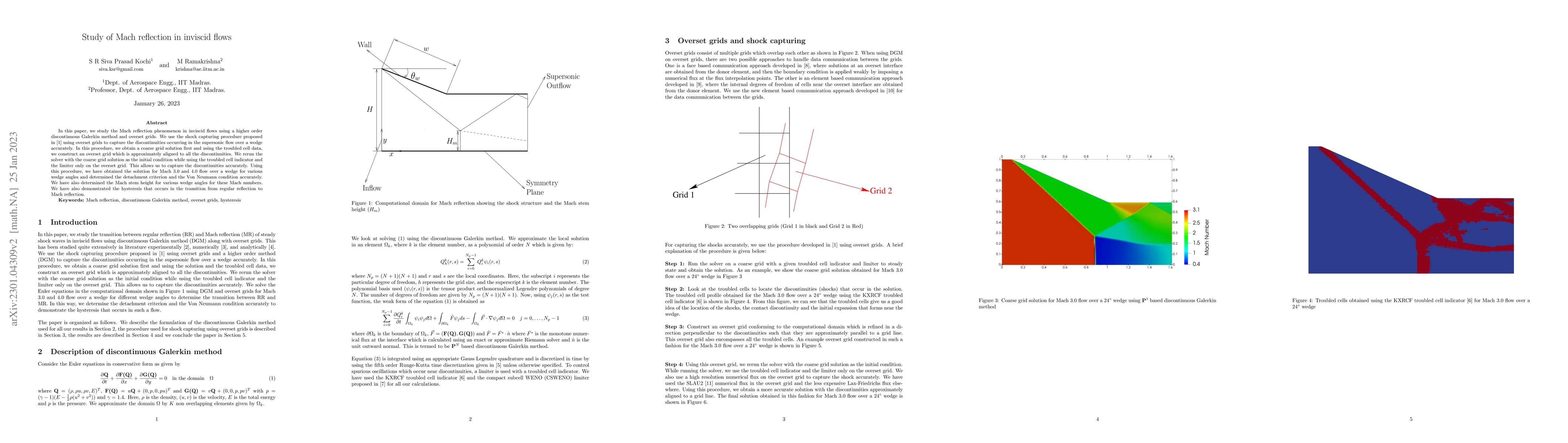 Thumbnail for Study of Mach reflection in inviscid flows