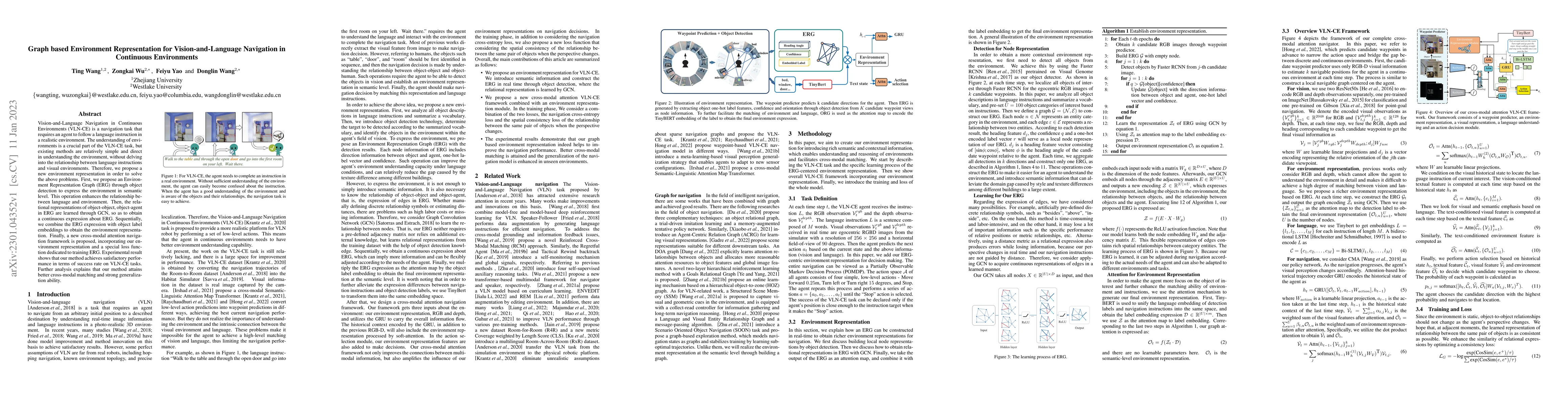 Thumbnail for Graph based Environment Representation for Vision-and-Language
  Navigation in Continuous Environments