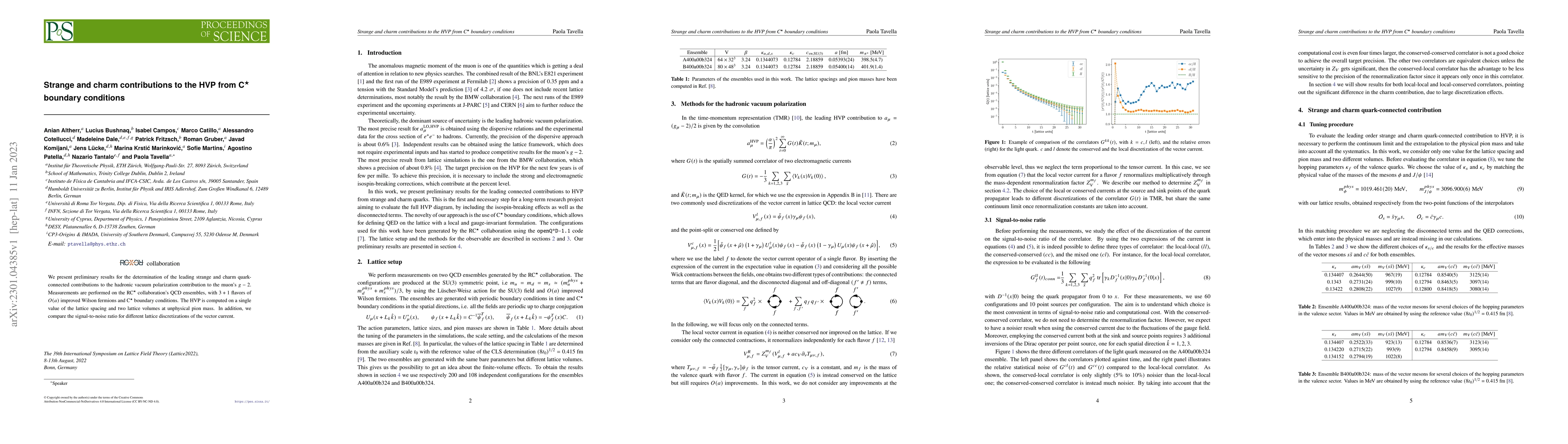 Thumbnail for Strange and charm contributions to the HVP from C* boundary conditions