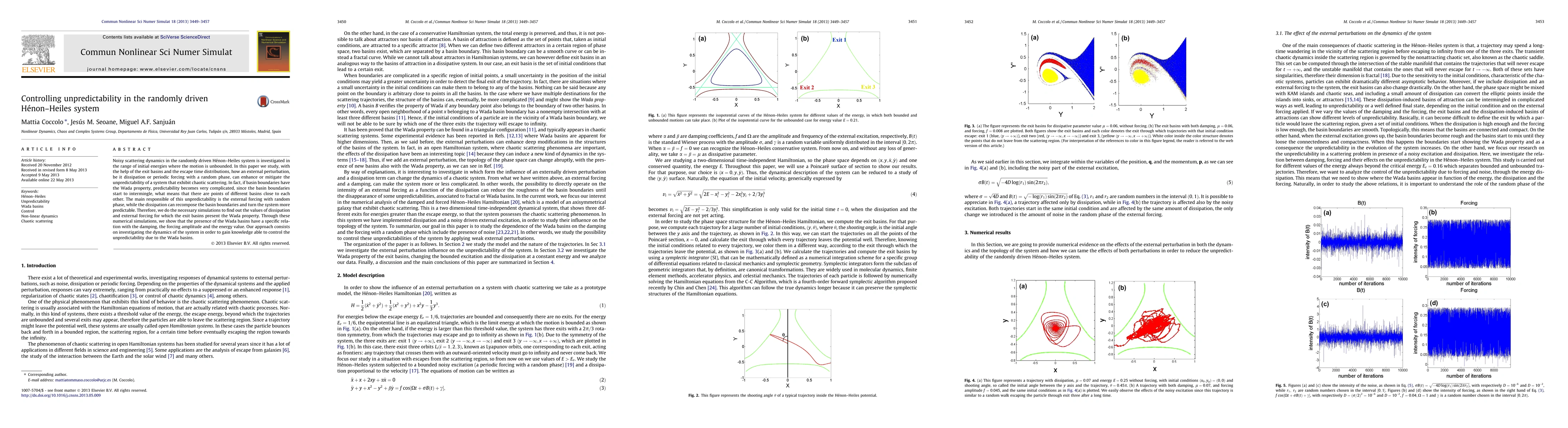 Thumbnail for Controlling unpredictability in the randomly driven H\'enon-Heiles
  system