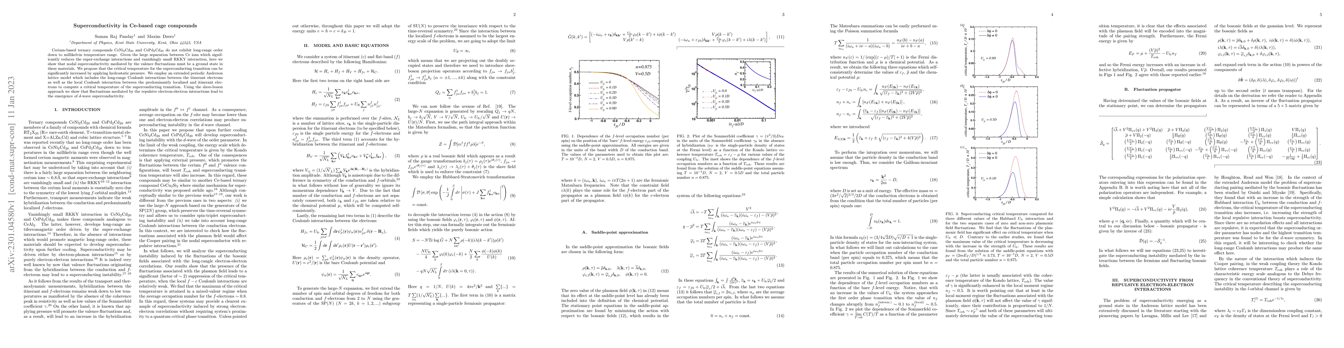 Thumbnail for Superconductivity in Ce-based cage compounds