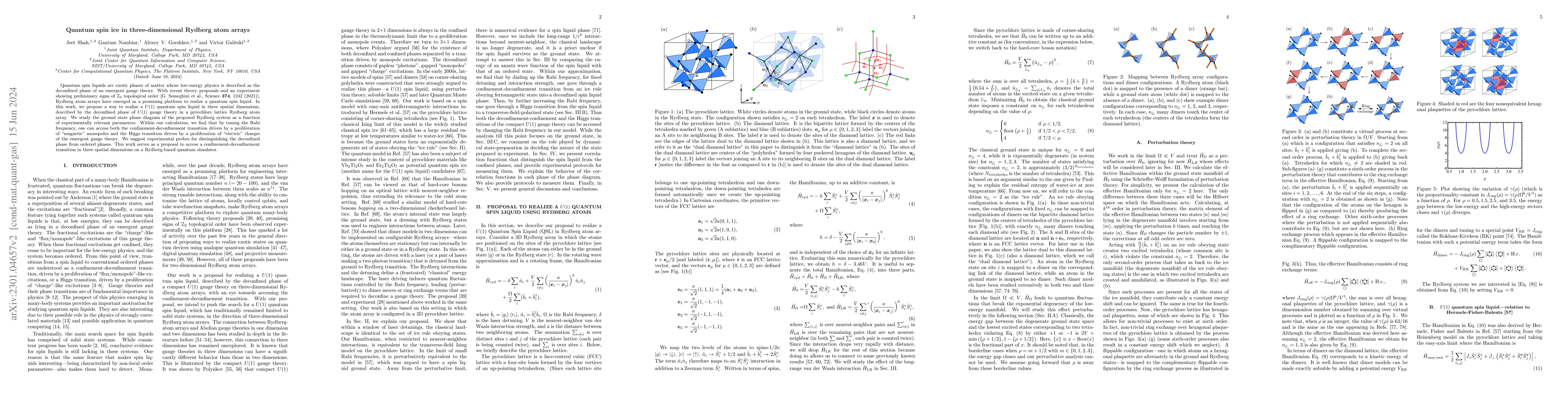 Thumbnail for Quantum spin ice in three-dimensional Rydberg atom arrays