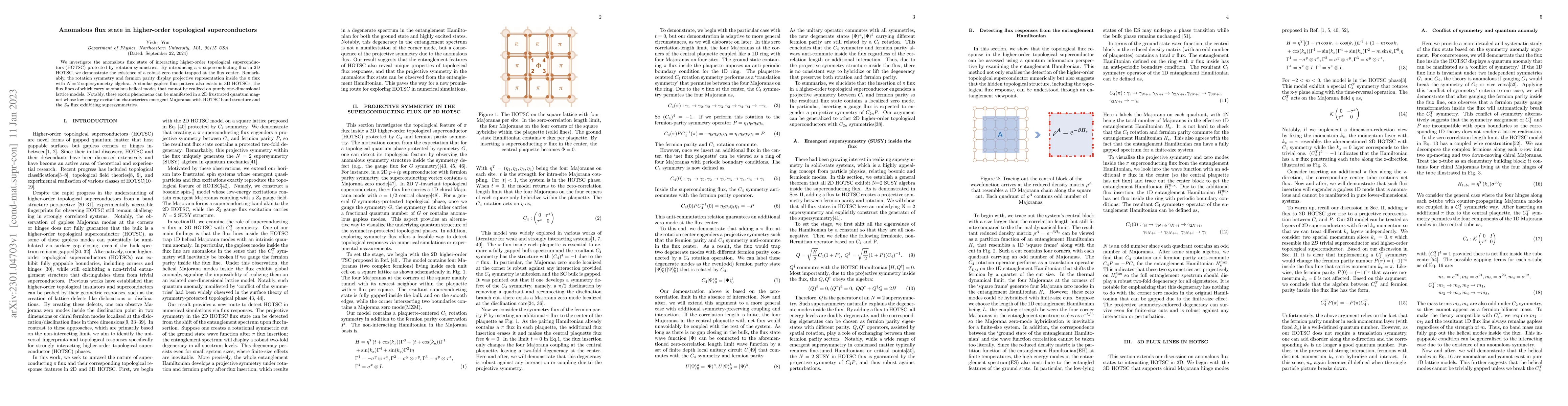 Thumbnail for Anomalous flux state in higher-order topological superconductors