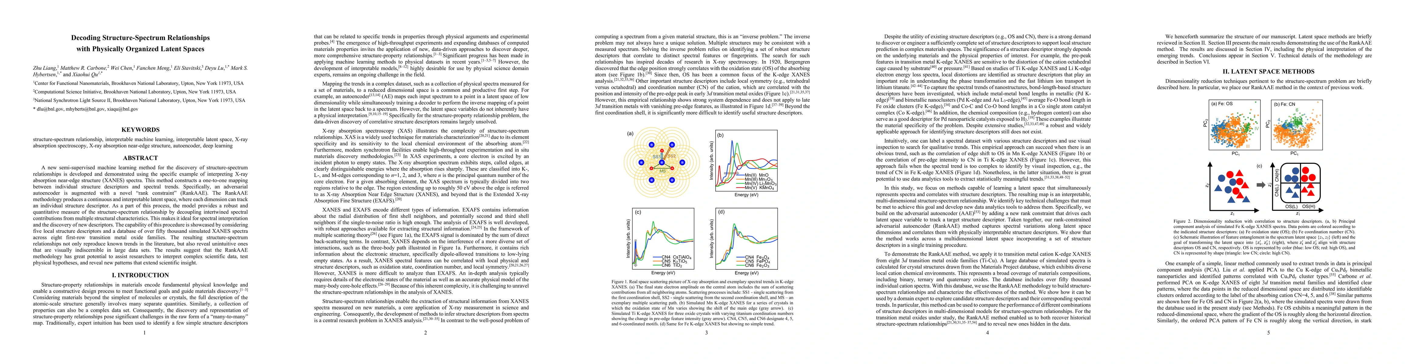 Thumbnail for Decoding Structure-Spectrum Relationships with Physically Organized
  Latent Spaces