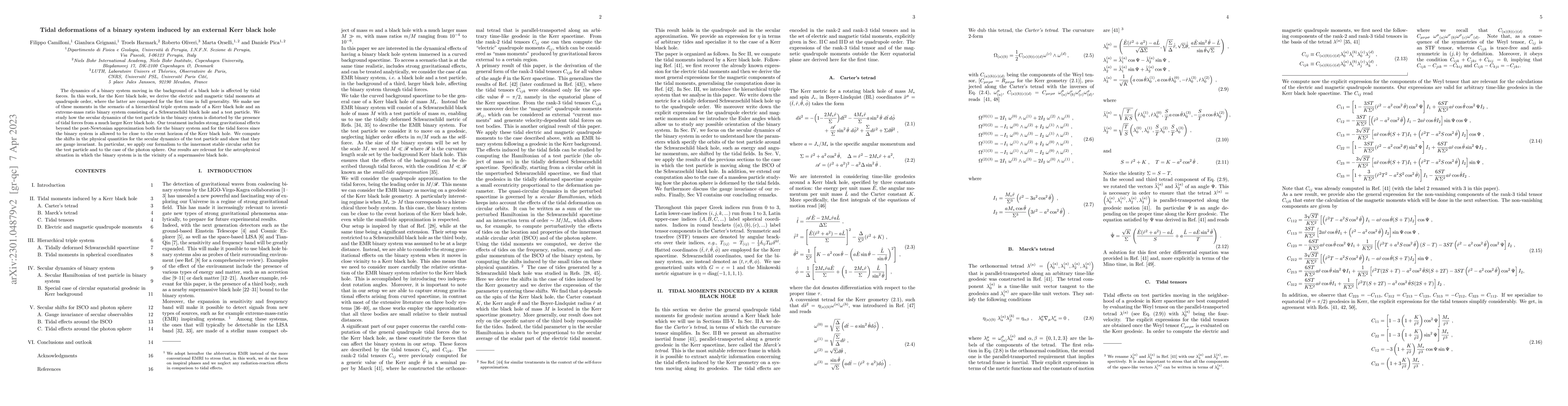 Thumbnail for Tidal deformations of a binary system induced by an external Kerr black
  hole