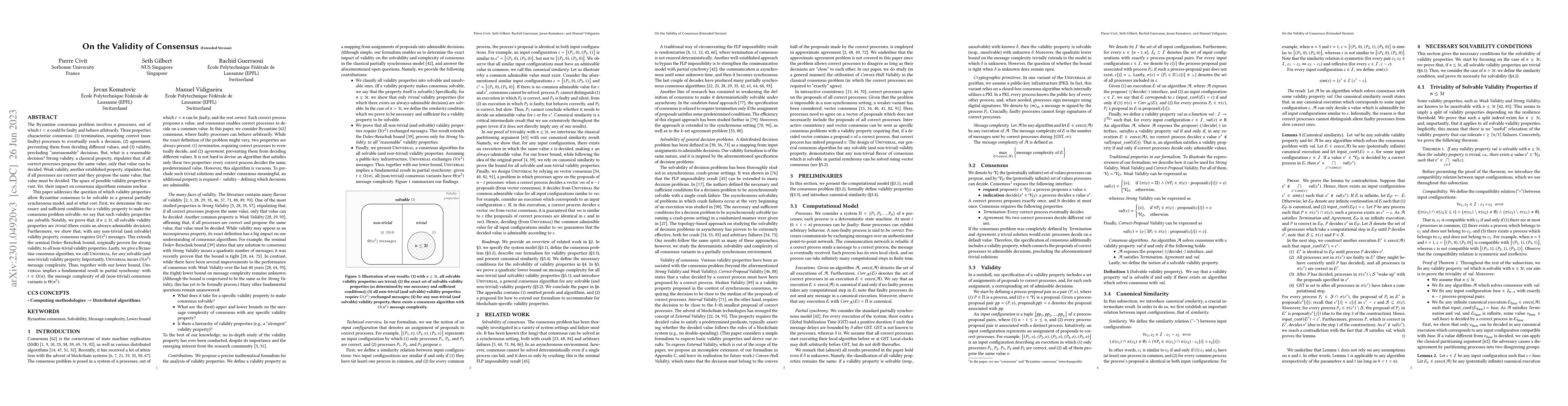 Thumbnail for On the Validity of Consensus
