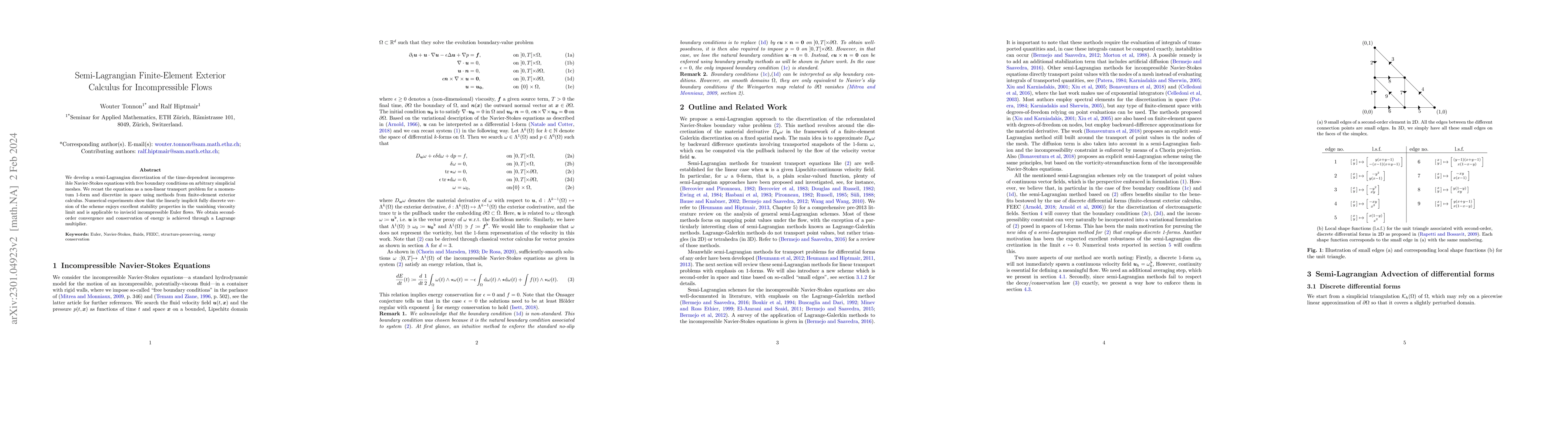 Thumbnail for Semi-Lagrangian Finite-Element Exterior Calculus for Incompressible
  Flows