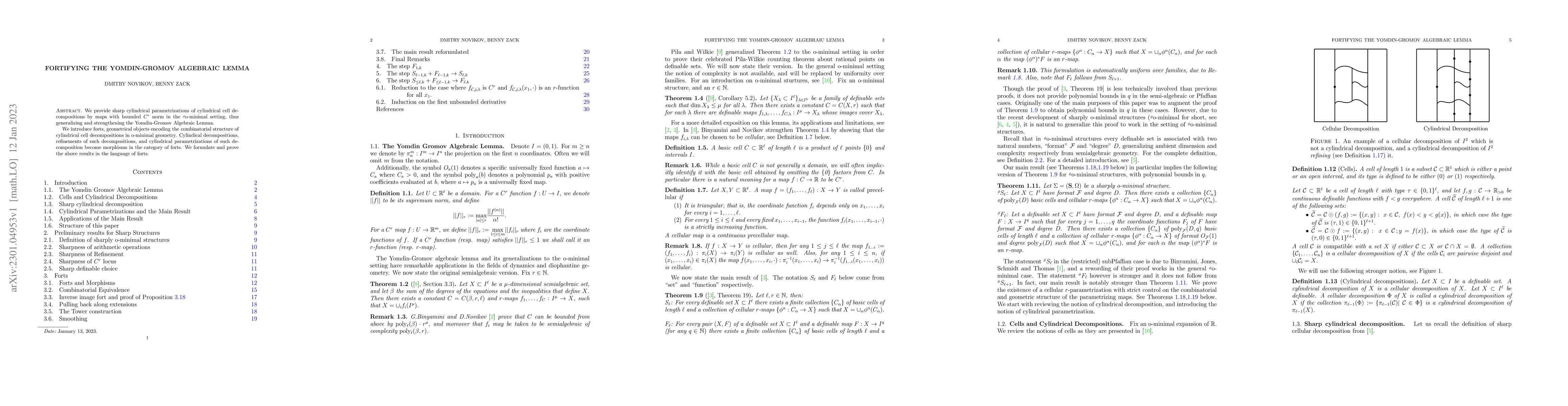 Thumbnail for Fortifying the Yomdin-Gromov Algebraic Lemma