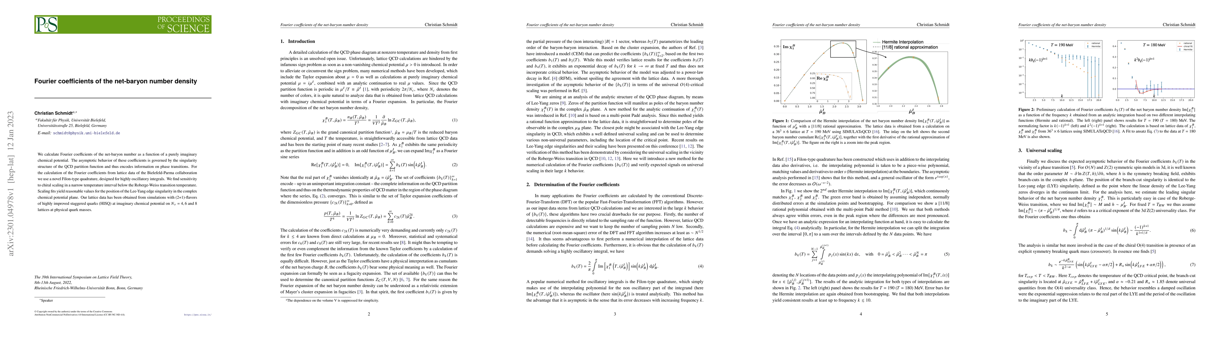 Thumbnail for Fourier coefficients of the net-baryon number density