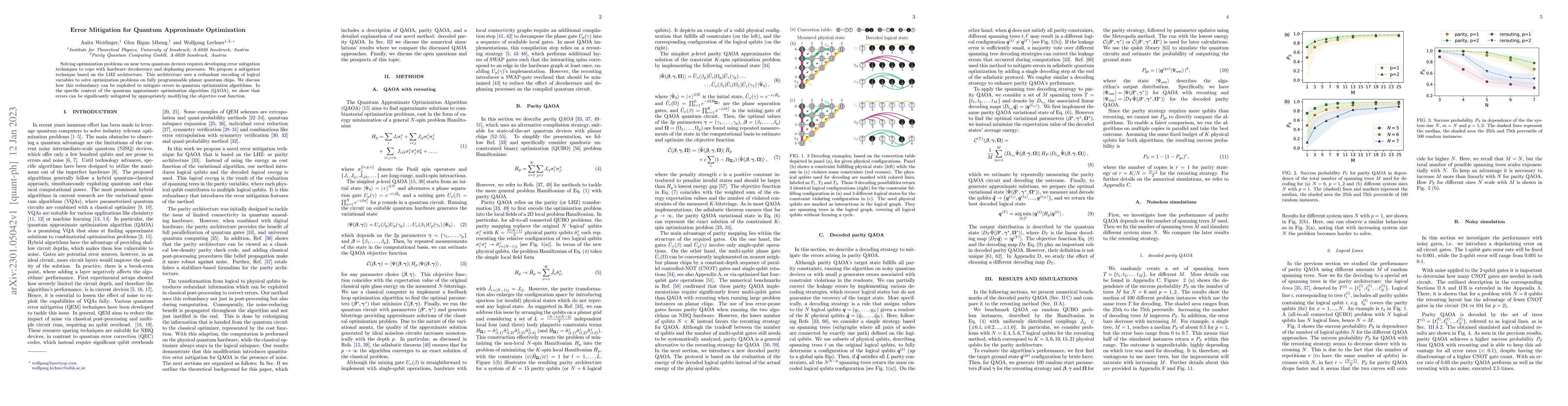 Thumbnail for Error Mitigation for Quantum Approximate Optimization