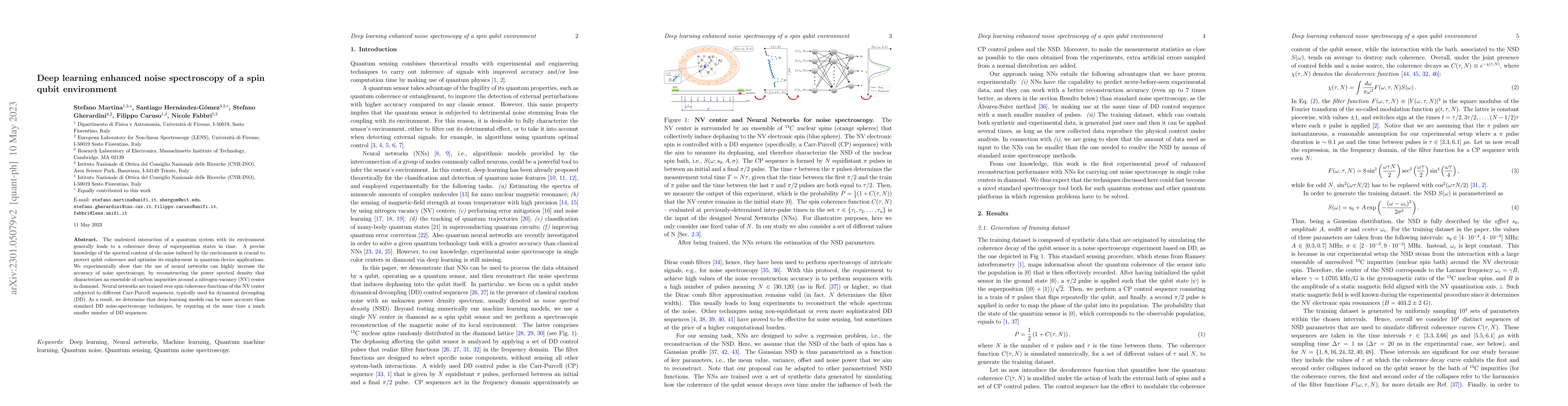 Thumbnail for Deep learning enhanced noise spectroscopy of a spin qubit environment