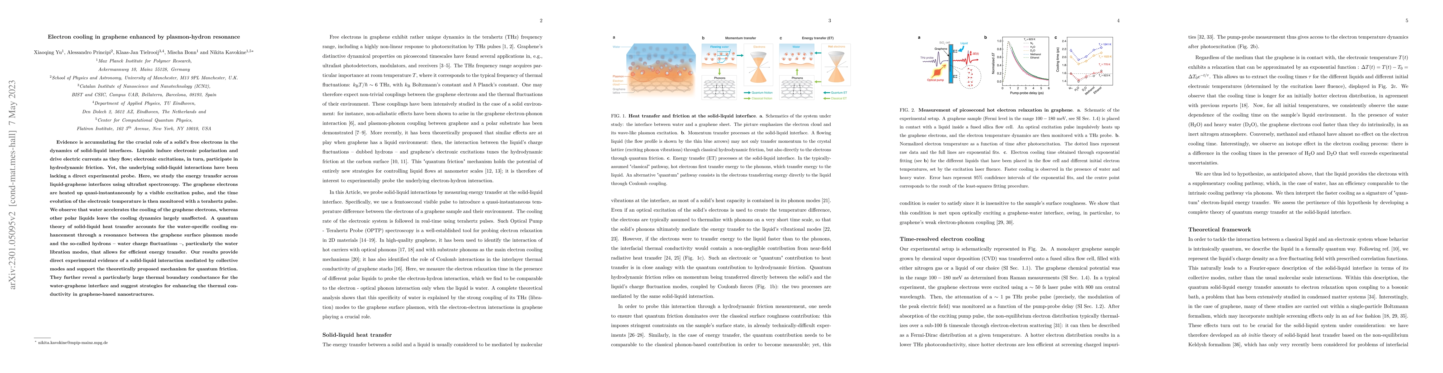 Thumbnail for Electron cooling in graphene enhanced by plasmon-hydron resonance
