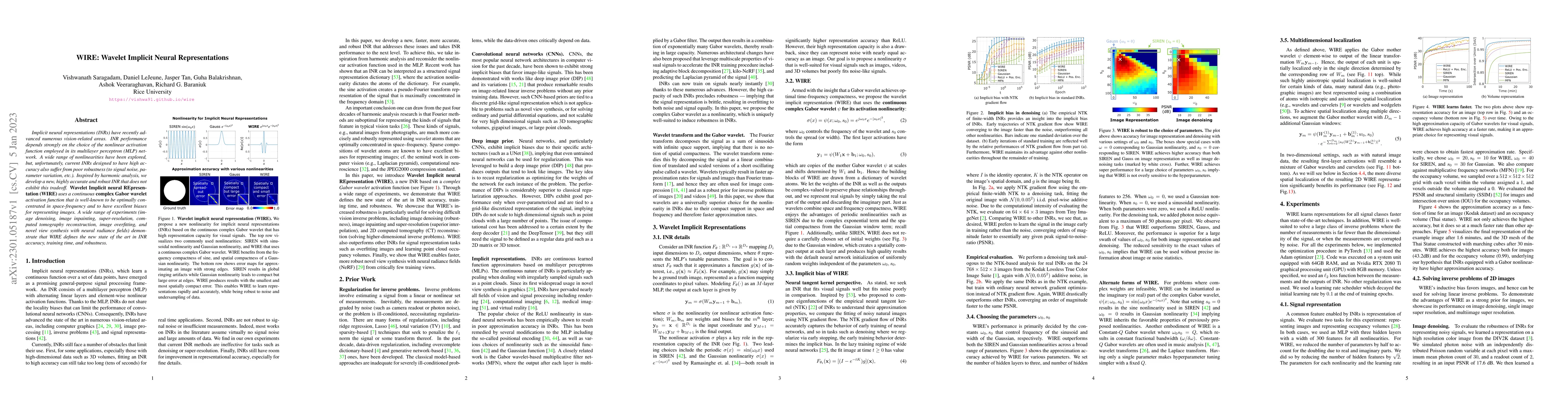 Thumbnail for WIRE: Wavelet Implicit Neural Representations