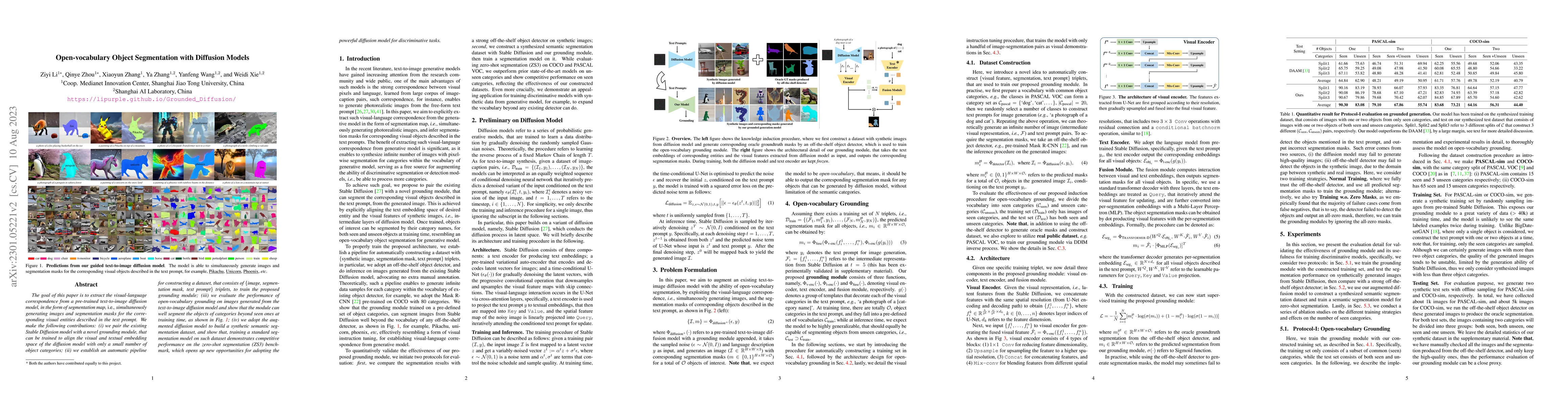 Thumbnail for Open-vocabulary Object Segmentation with Diffusion Models
