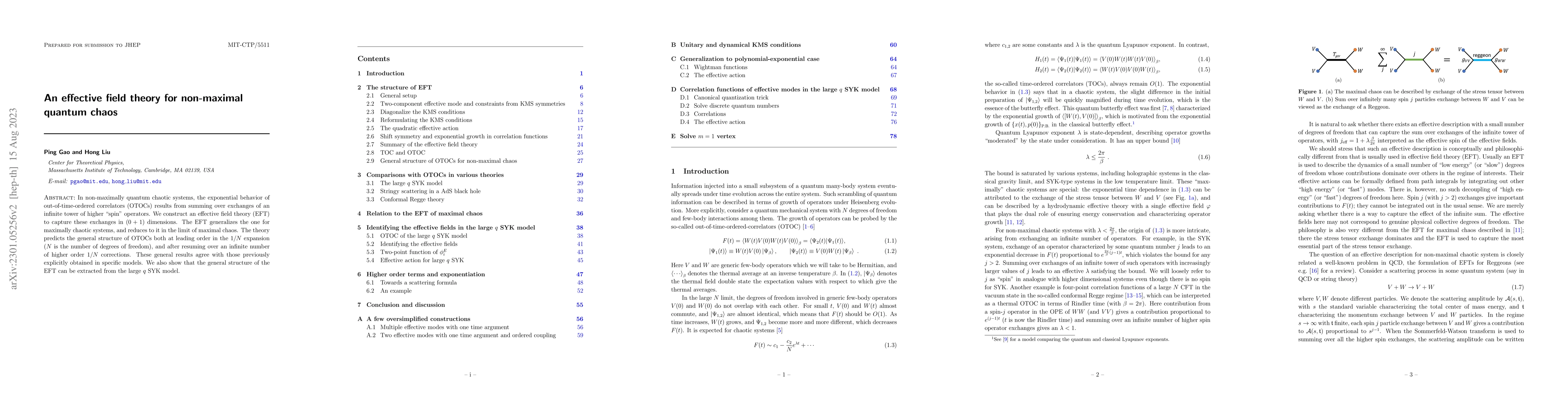 Thumbnail for An effective field theory for non-maximal quantum chaos