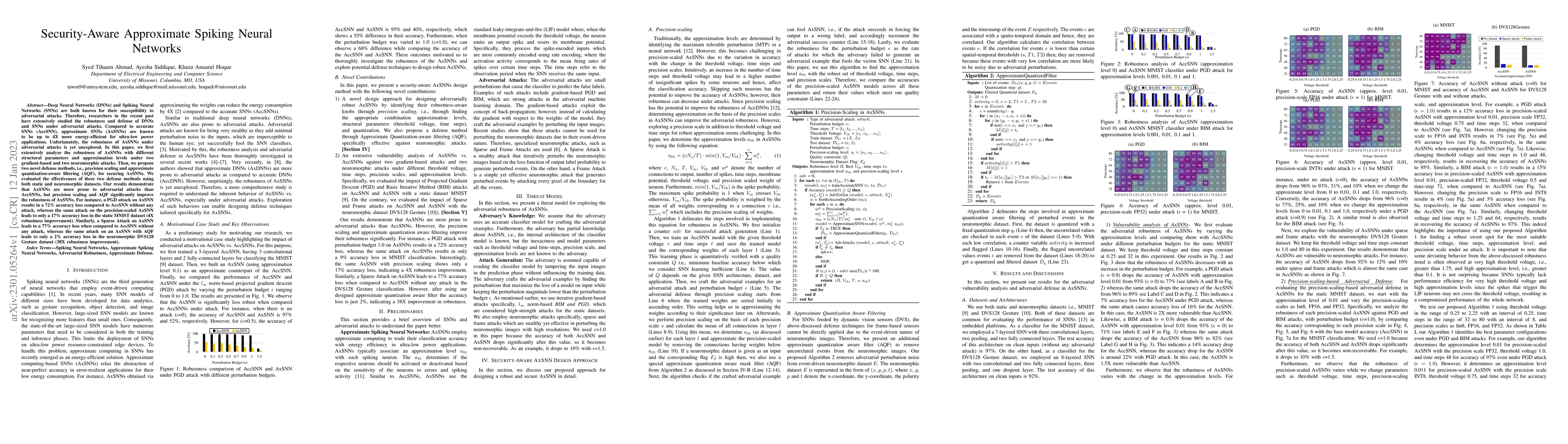 Thumbnail for Security-Aware Approximate Spiking Neural Networks