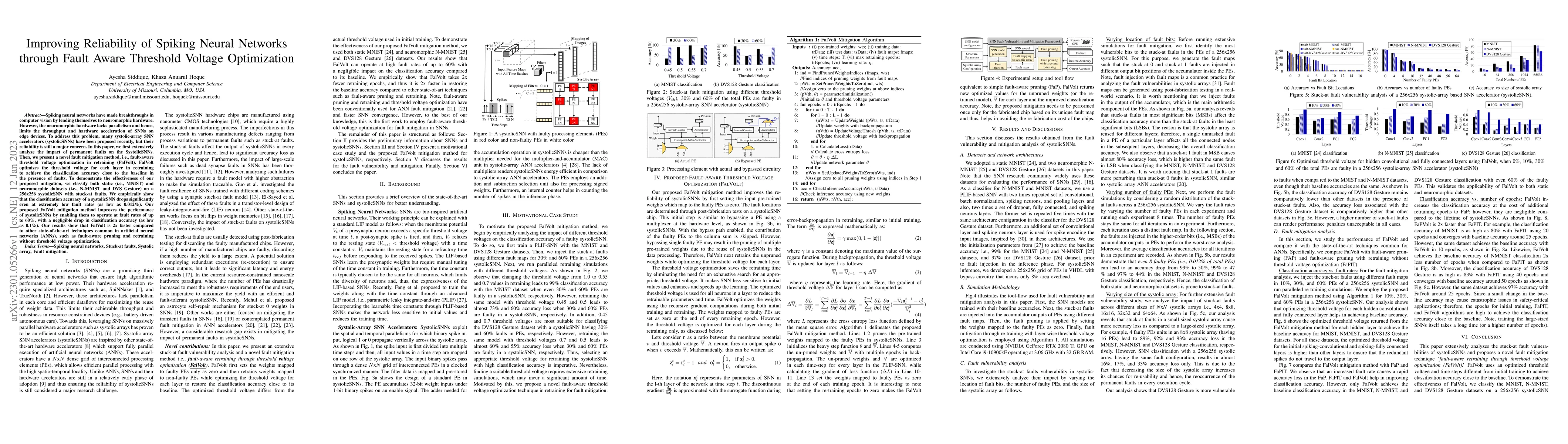Thumbnail for Improving Reliability of Spiking Neural Networks through Fault Aware
  Threshold Voltage Optimization