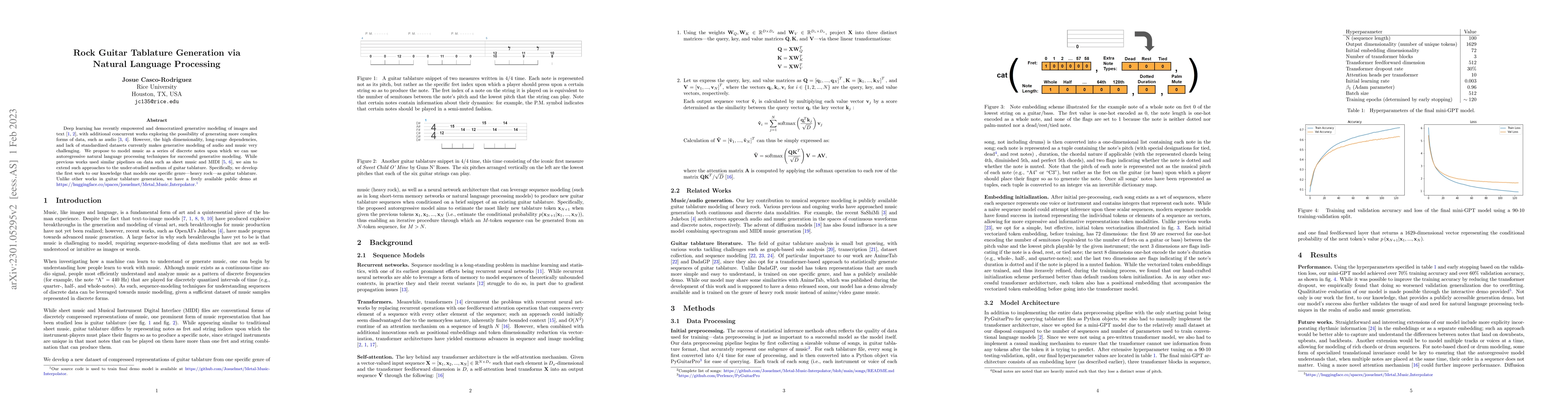 Thumbnail for Rock Guitar Tablature Generation via Natural Language Processing