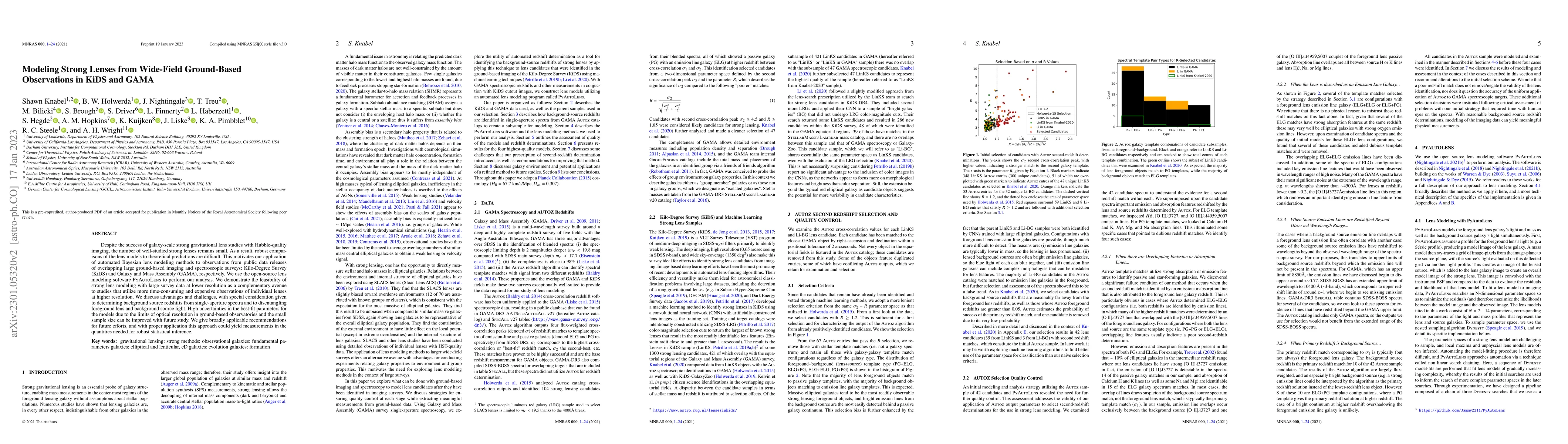 Thumbnail for Modeling Strong Lenses from Wide-Field Ground-Based Observations in KiDS
  and GAMA