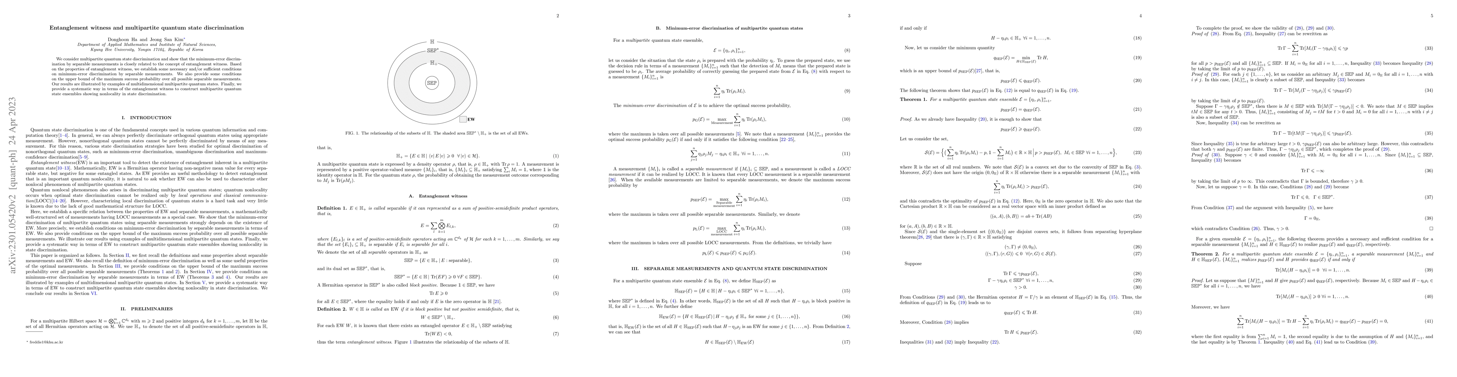 Thumbnail for Entanglement witness and multipartite quantum state discrimination