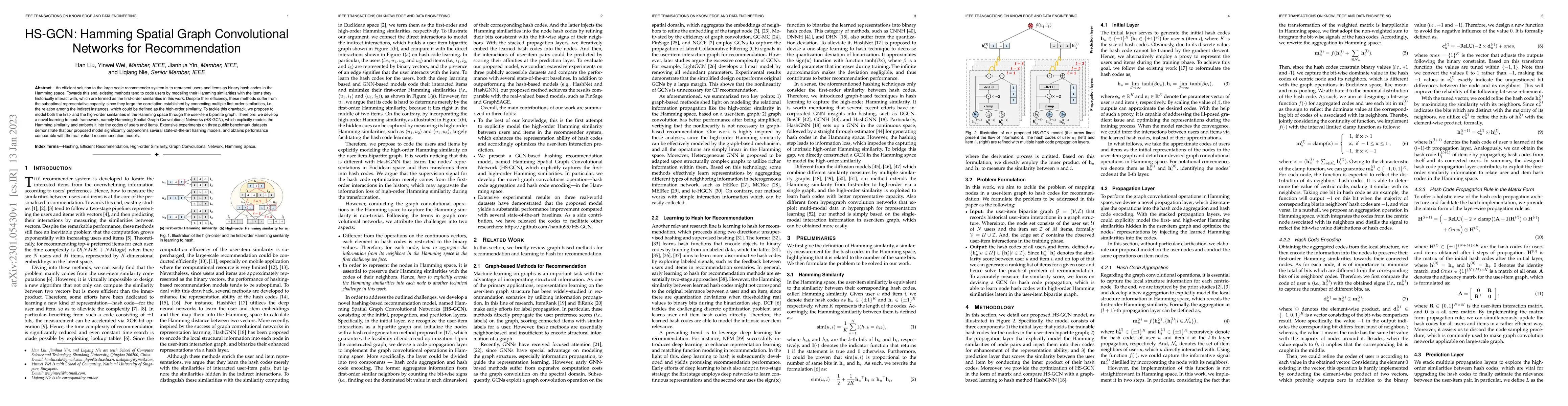 Thumbnail for HS-GCN: Hamming Spatial Graph Convolutional Networks for Recommendation