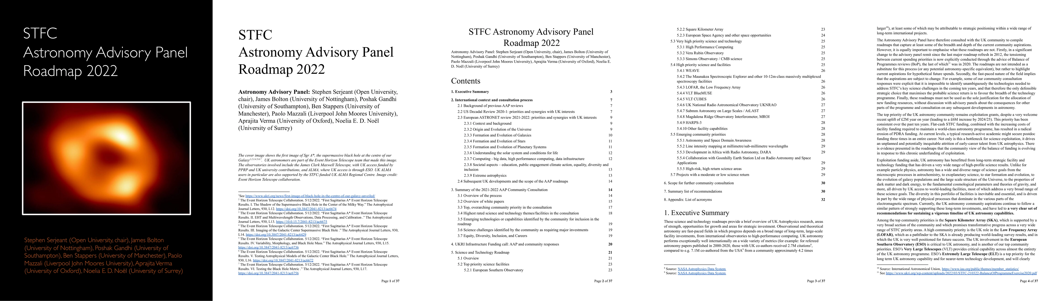 Thumbnail for UK Astronomy Science and Technology Roadmap: STFC Astronomy Advisory
  Panel Roadmap 2022