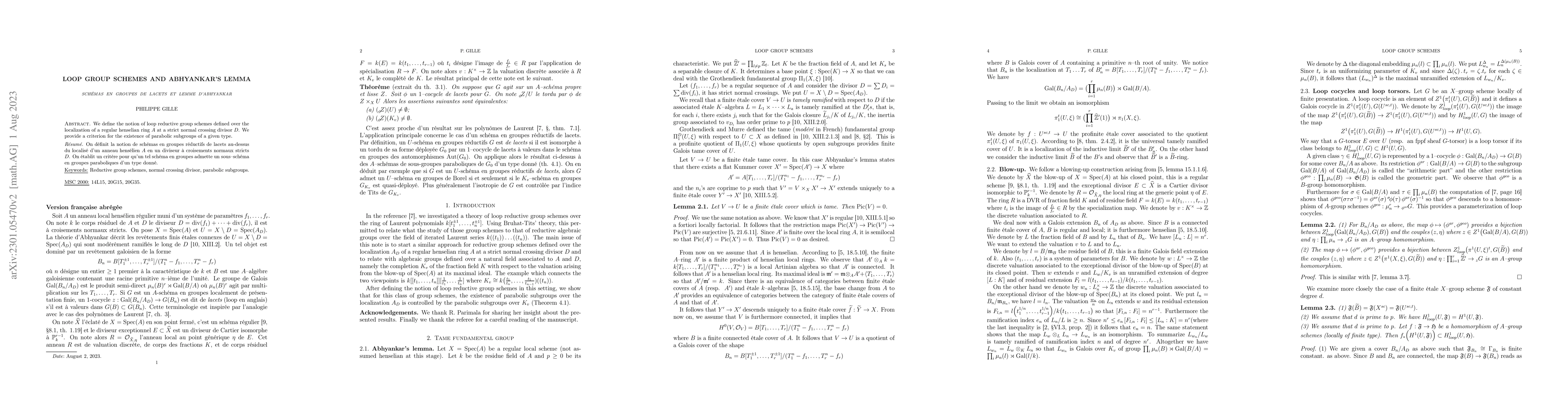 Thumbnail for Loop group schemes and Abhyankar's lemma
