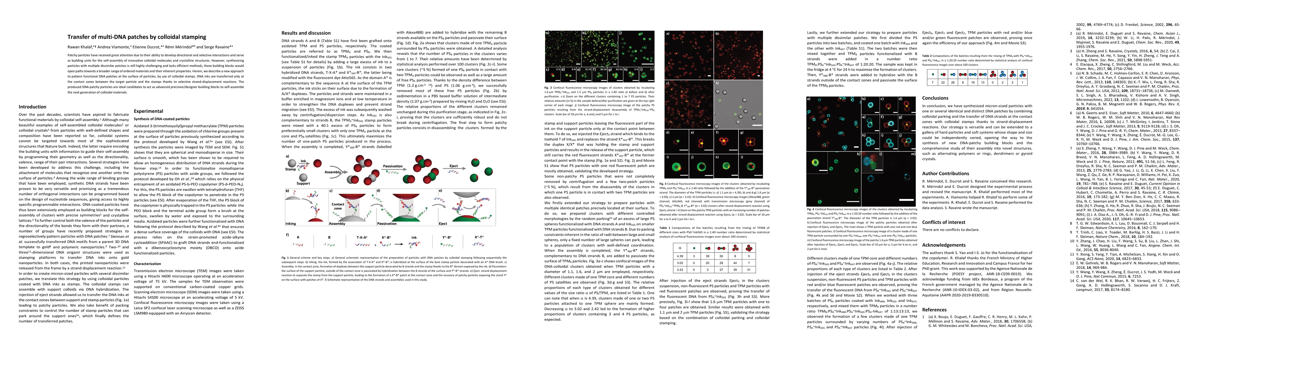 Thumbnail for Transfer of multi-DNA patches by colloidal stamping