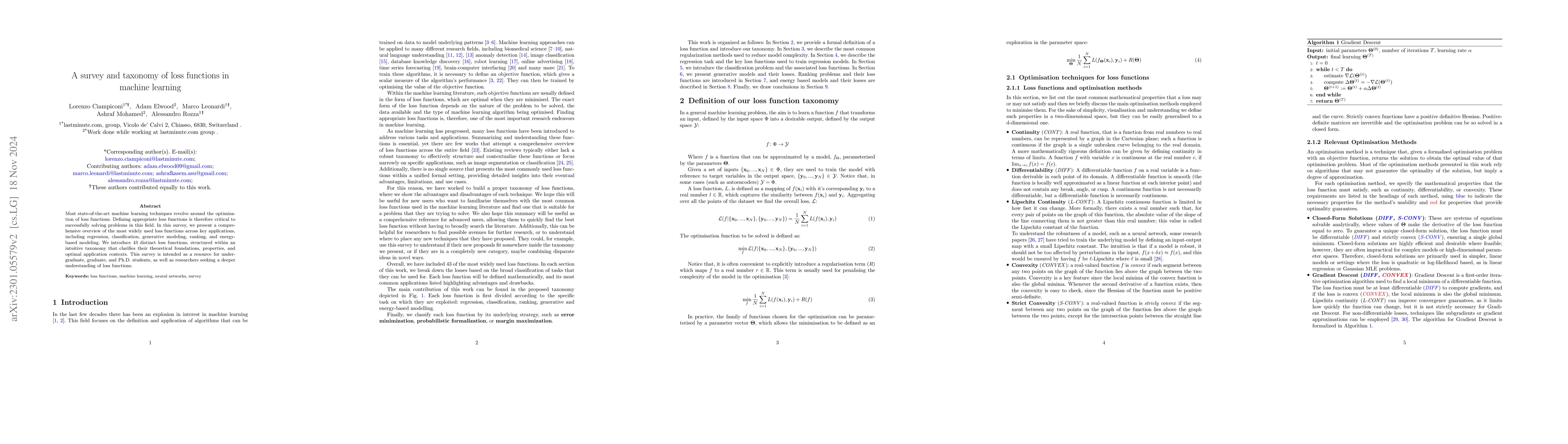 Thumbnail for A survey and taxonomy of loss functions in machine learning