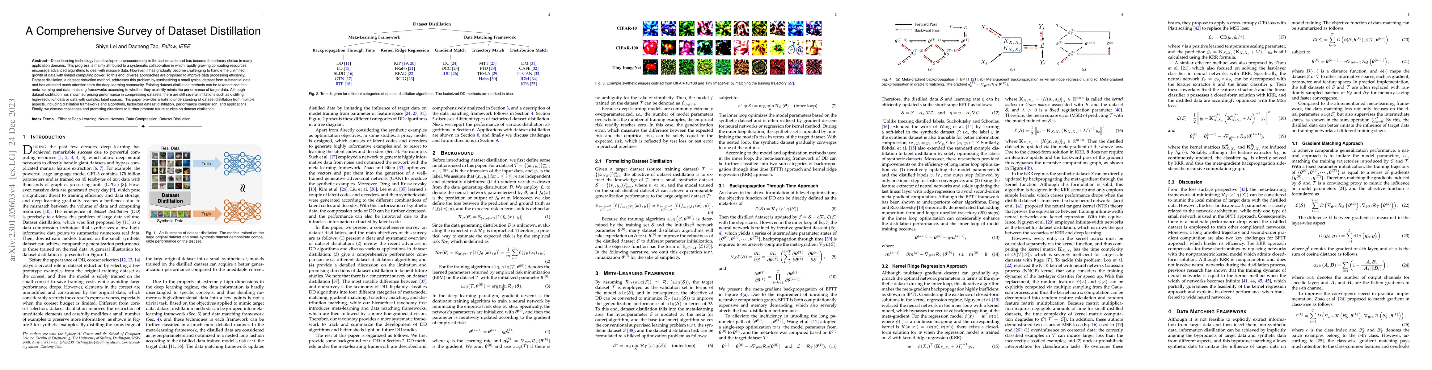 Thumbnail for A Comprehensive Survey of Dataset Distillation