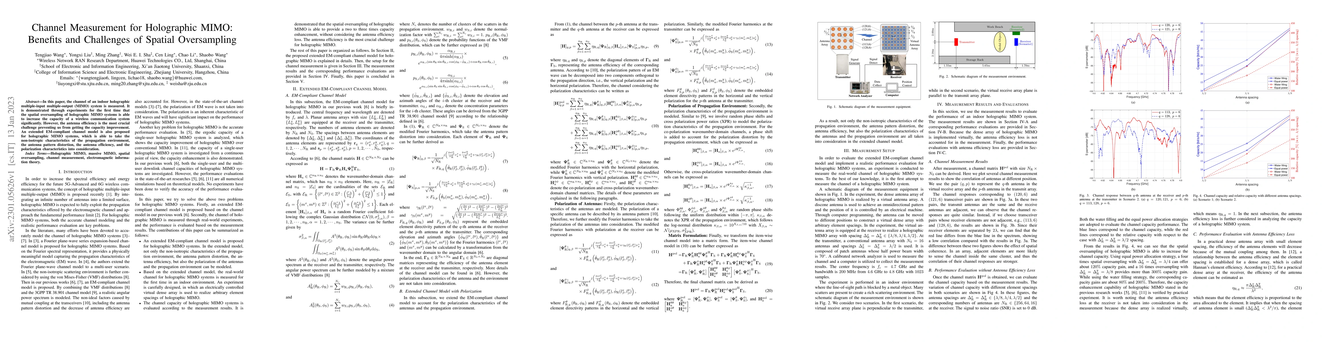 Thumbnail for Channel Measurement for Holographic MIMO: Benefits and Challenges of
  Spatial Oversampling