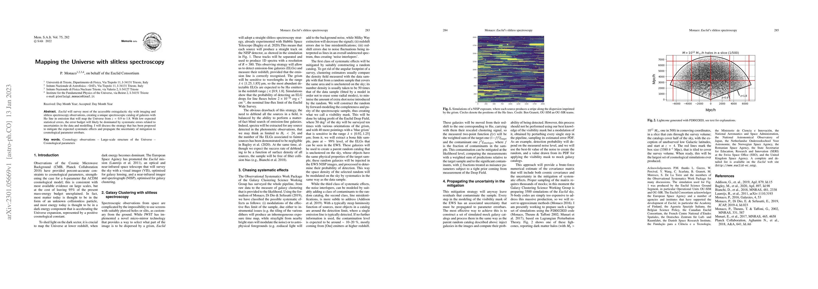 Thumbnail for Mapping the Universe with slitless spectroscopy