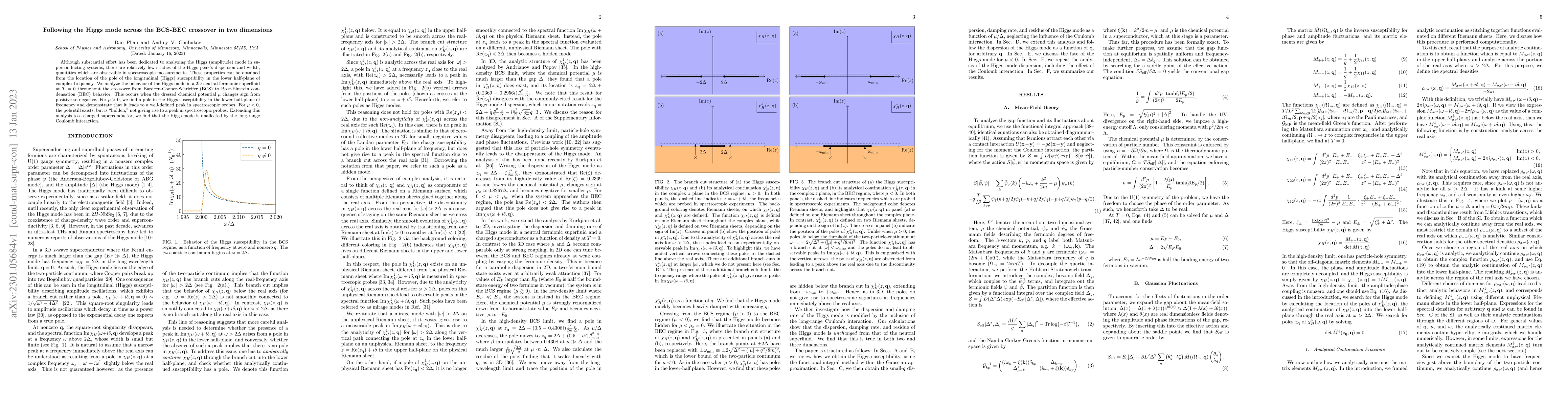 Thumbnail for Following the Higgs mode across the BCS-BEC crossover in two dimensions