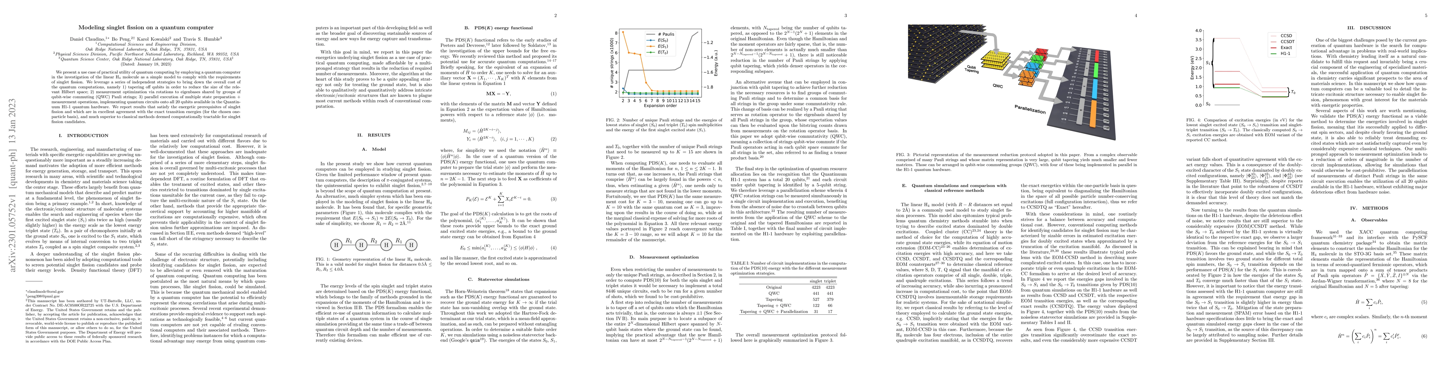 Thumbnail for Modeling singlet fission on a quantum computer