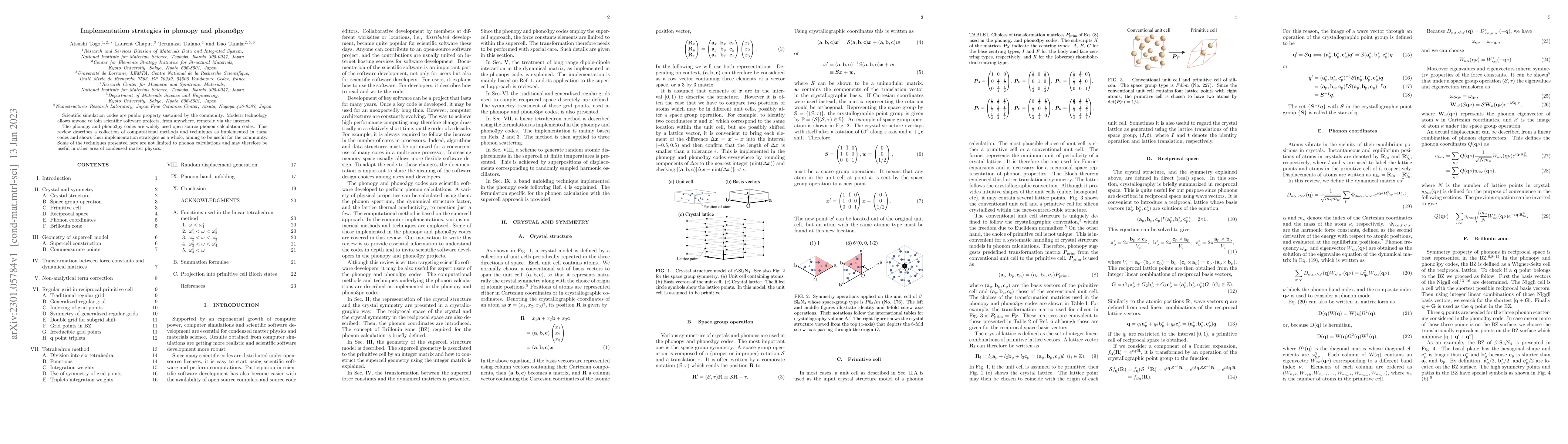 Thumbnail for Implementation strategies in phonopy and phono3py