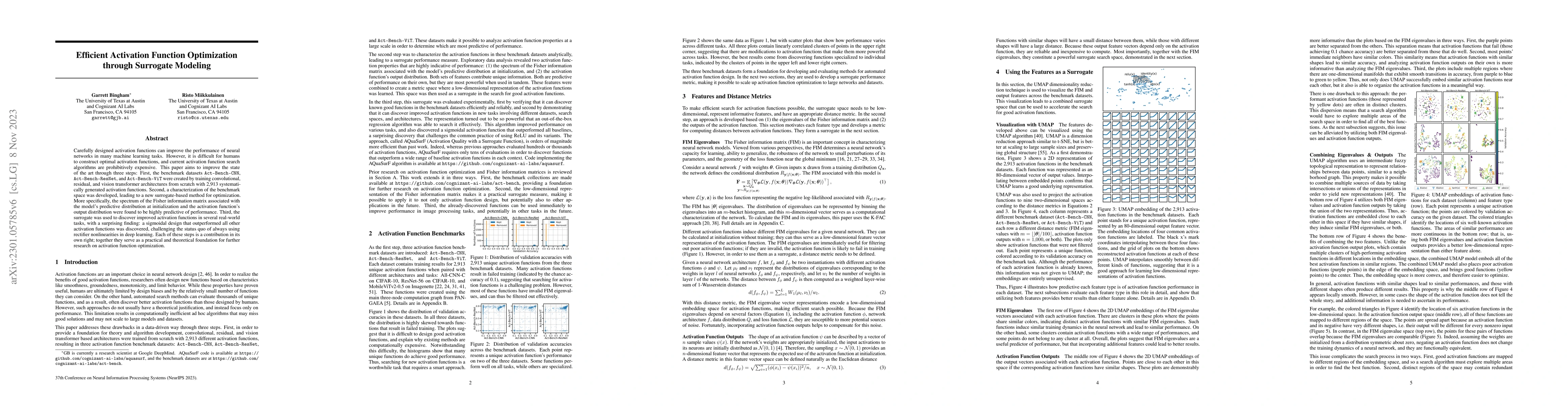 Thumbnail for Efficient Activation Function Optimization through Surrogate Modeling