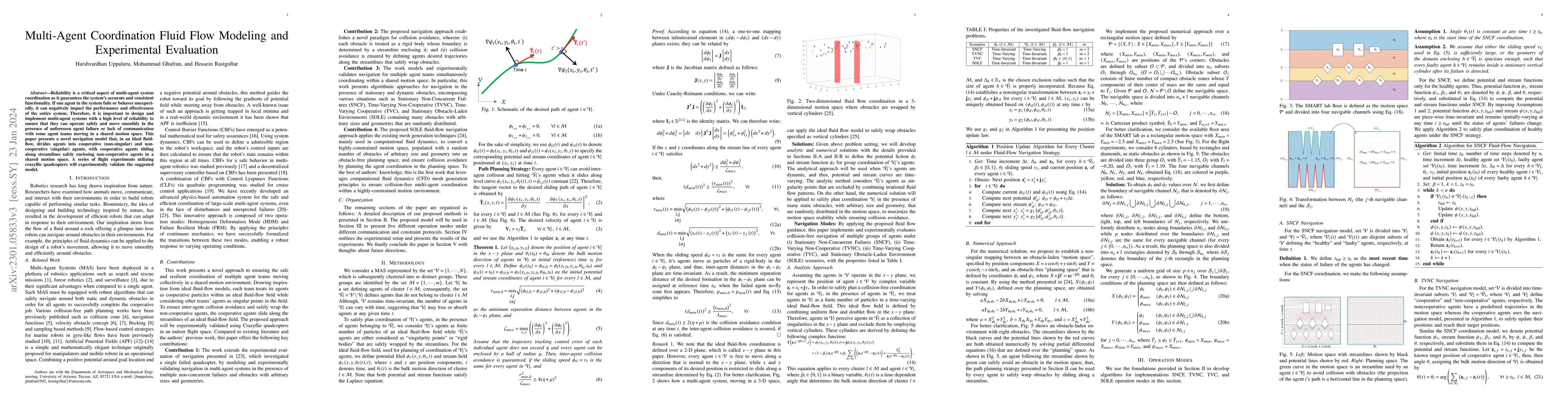 Thumbnail for Multi-Agent Coordination Fluid Flow Modeling and Experimental Evaluation