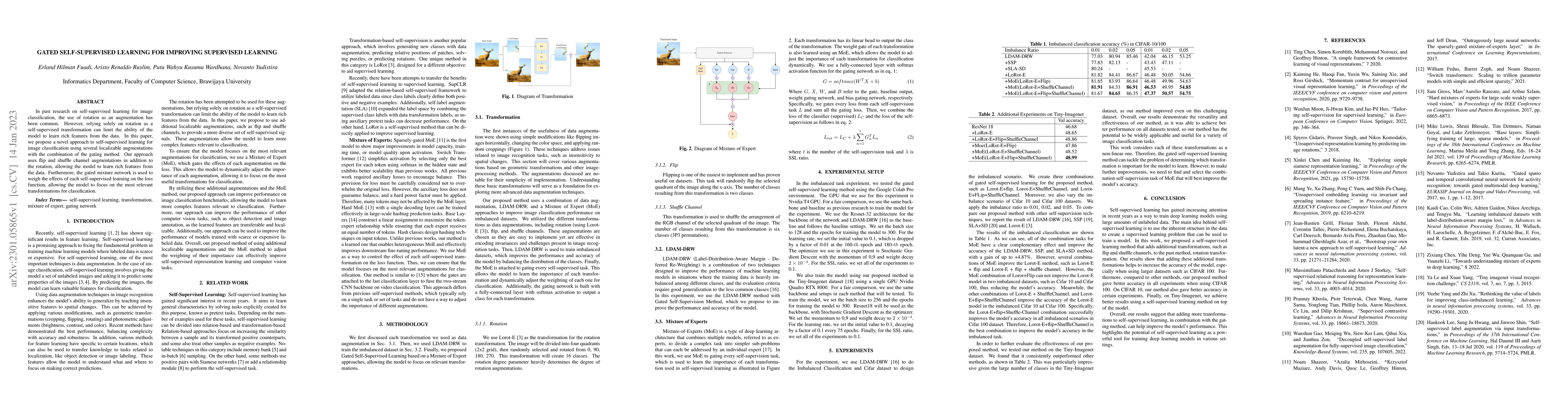 Thumbnail for Gated Self-supervised Learning For Improving Supervised Learning