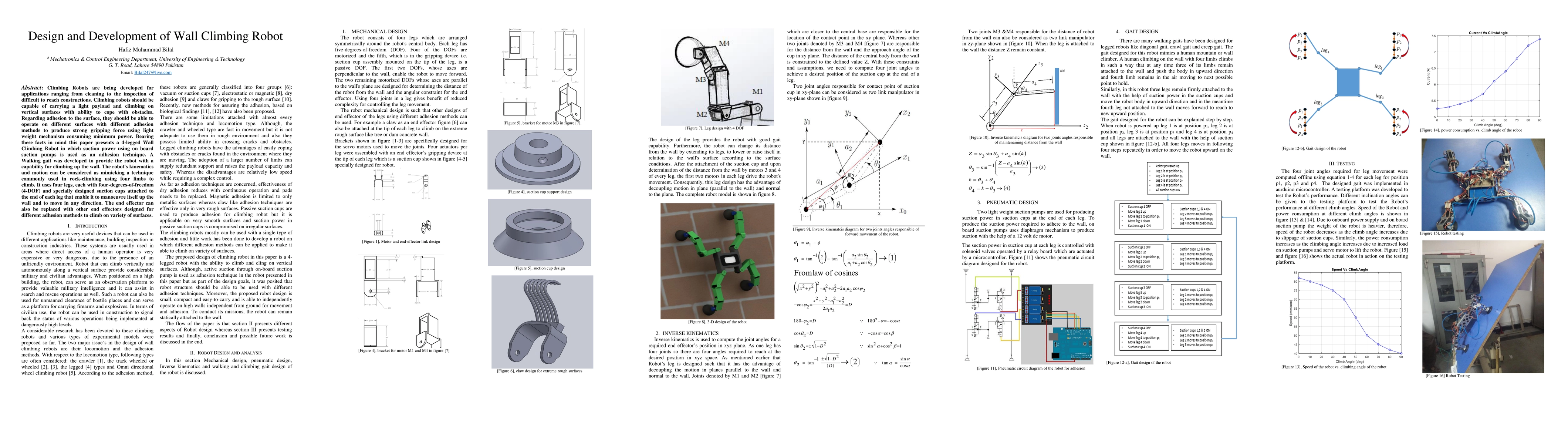 Thumbnail for Design and Development of Wall Climbing Robot