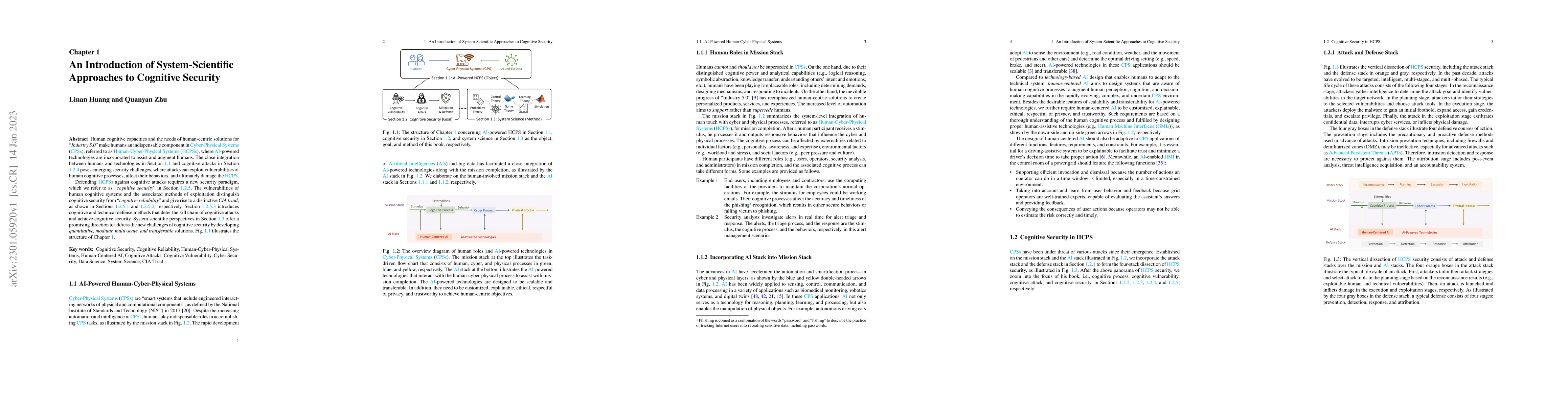 Thumbnail for An Introduction of System-Scientific Approaches to Cognitive Security