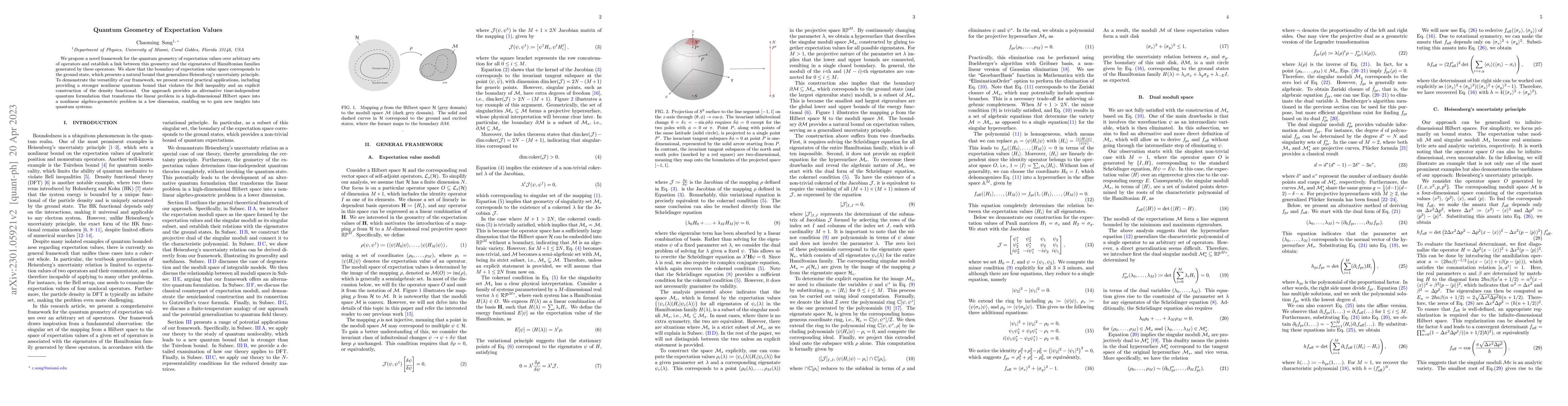 Thumbnail for Quantum Geometry of Expectation Values