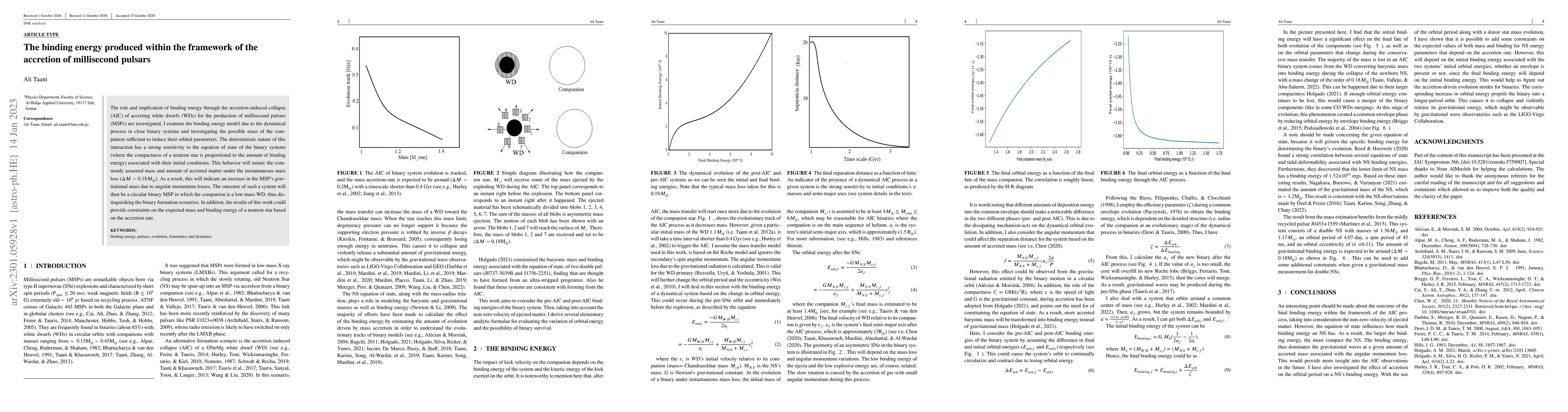 Thumbnail for The binding energy produced within the framework of the accretion of
  millisecond pulsars