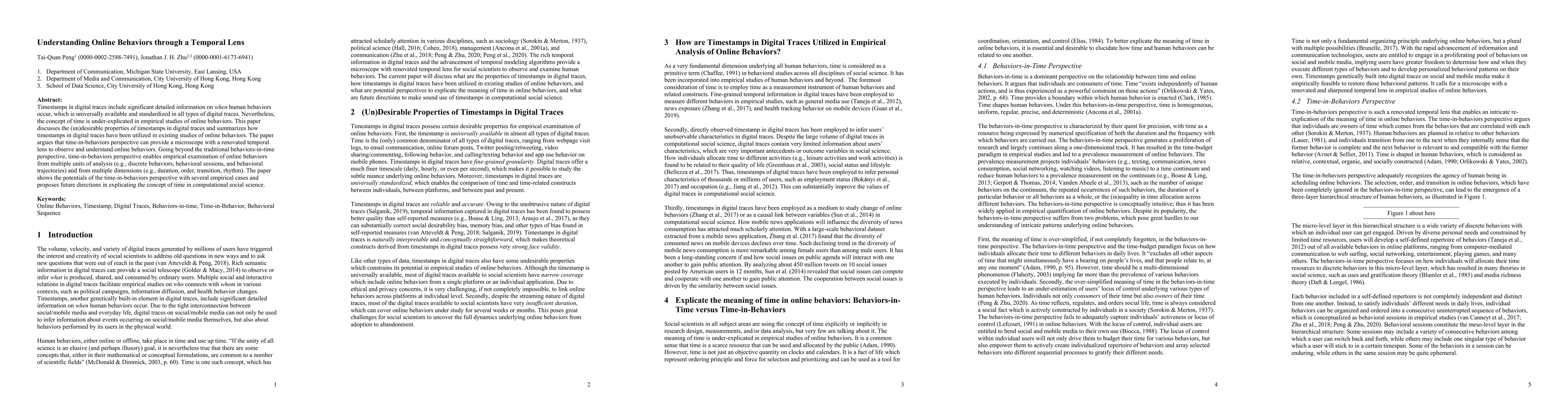 Thumbnail for Understanding Online Behaviors through a Temporal Lens