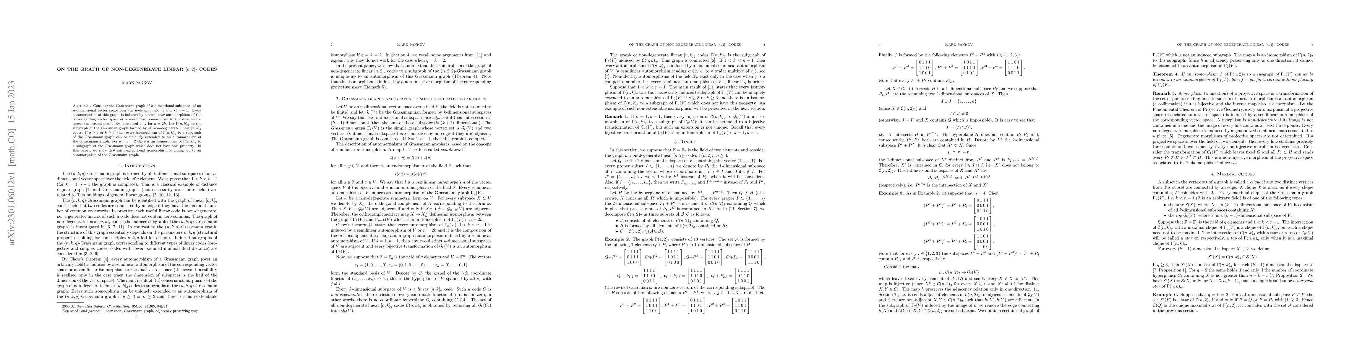 Thumbnail for On the graph of non-degenerate linear $[n,2]_2$ codes