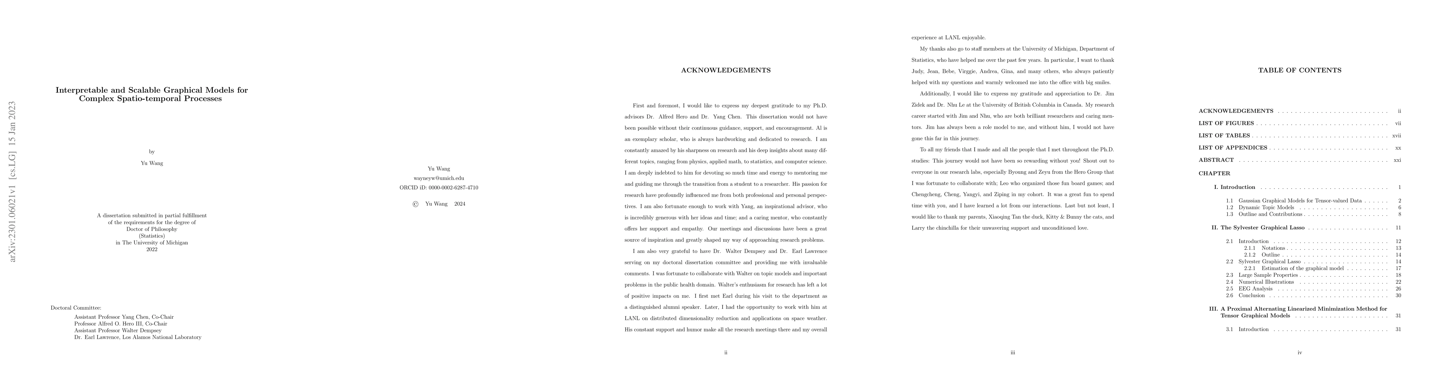 Thumbnail for Interpretable and Scalable Graphical Models for Complex Spatio-temporal
  Processes